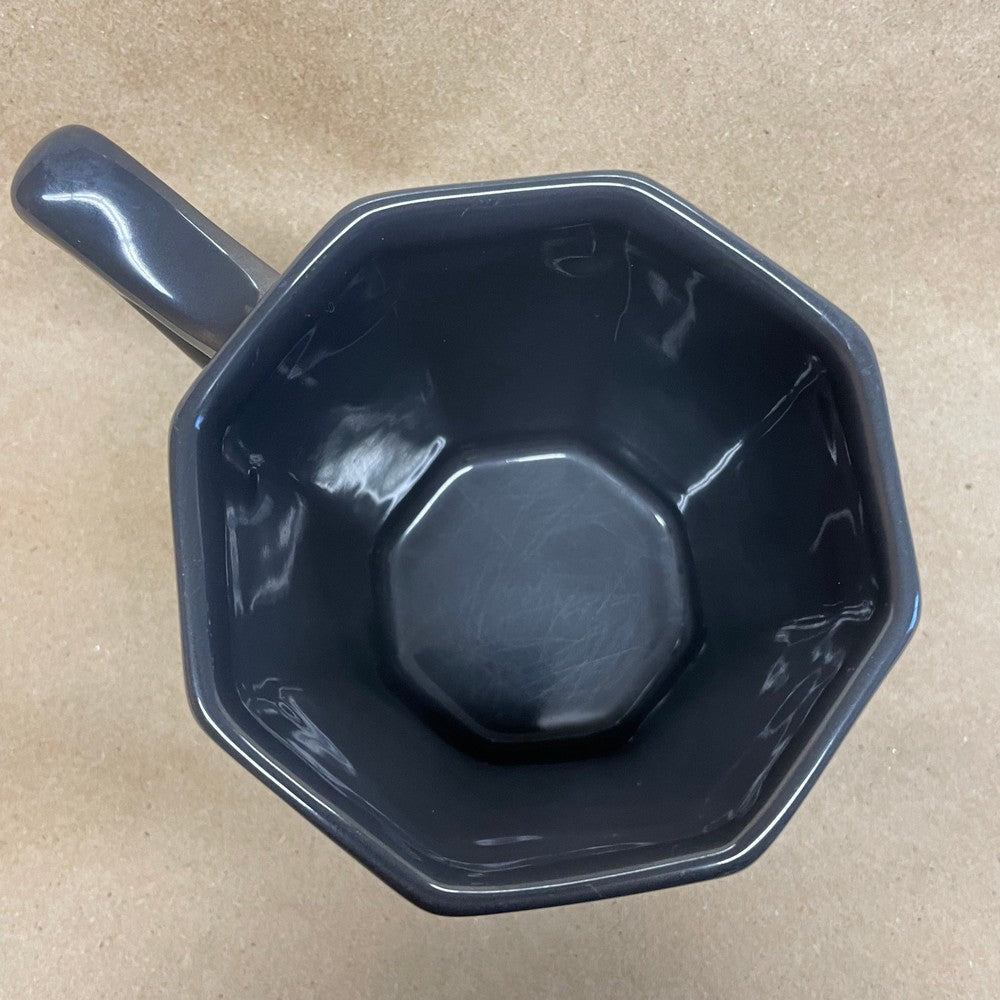 Starbucks Gunmetal Grey Scroll Handle Mug-2013