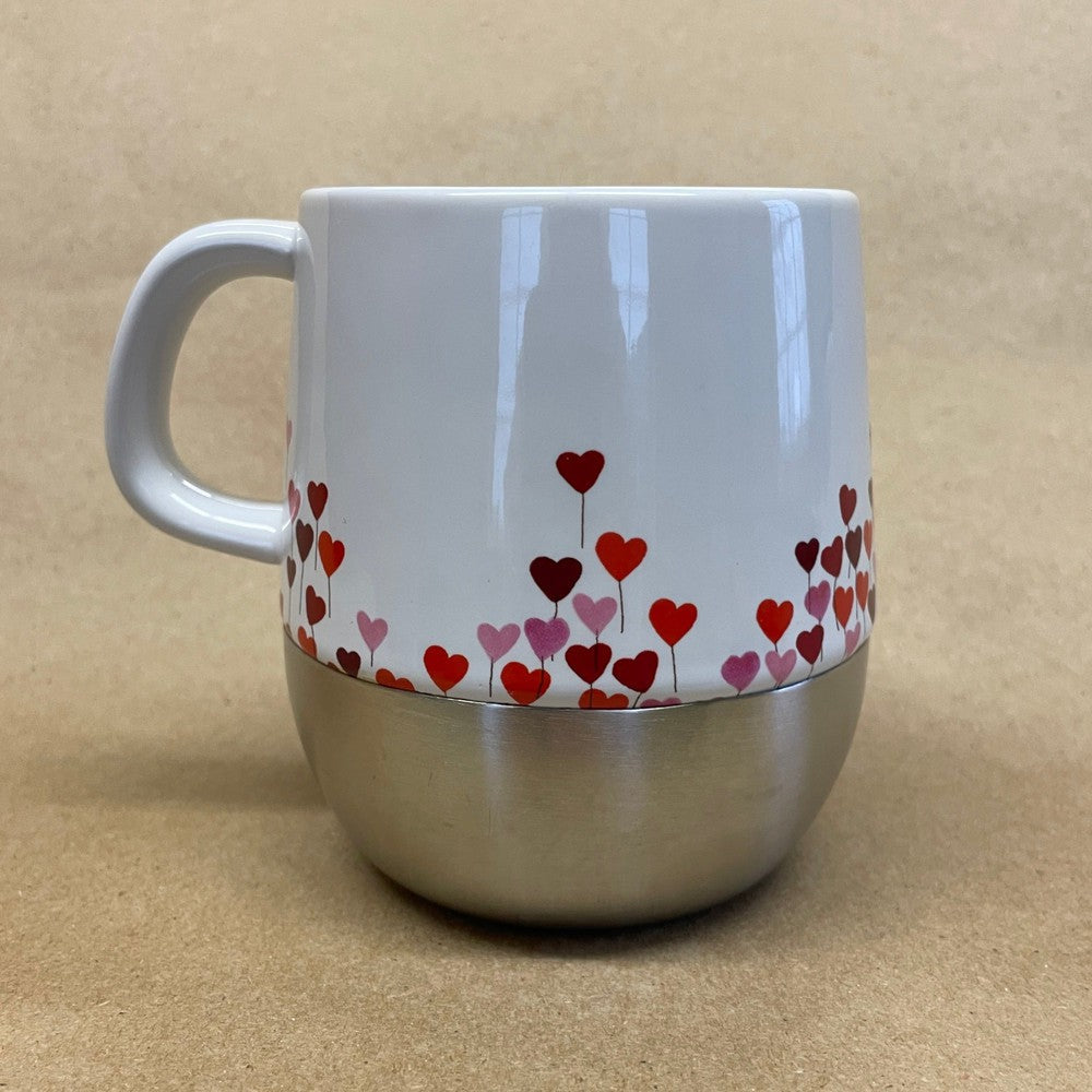 Starbucks Heart Balloons Metal Bottom Mug-2007