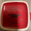 Starbucks Holiday Square Red Snowflake Mug-2004