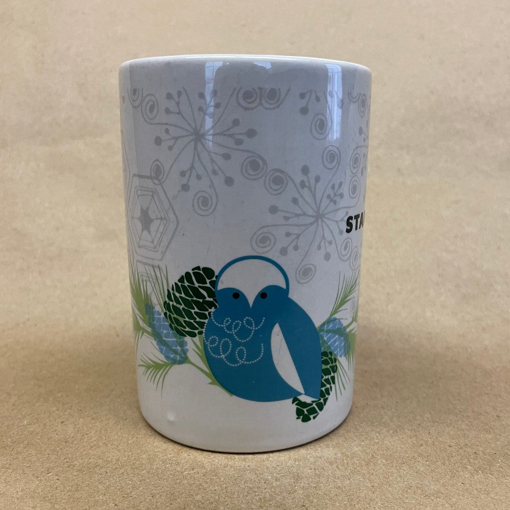 Starbucks Love Birds Pine Cones Mug-2011