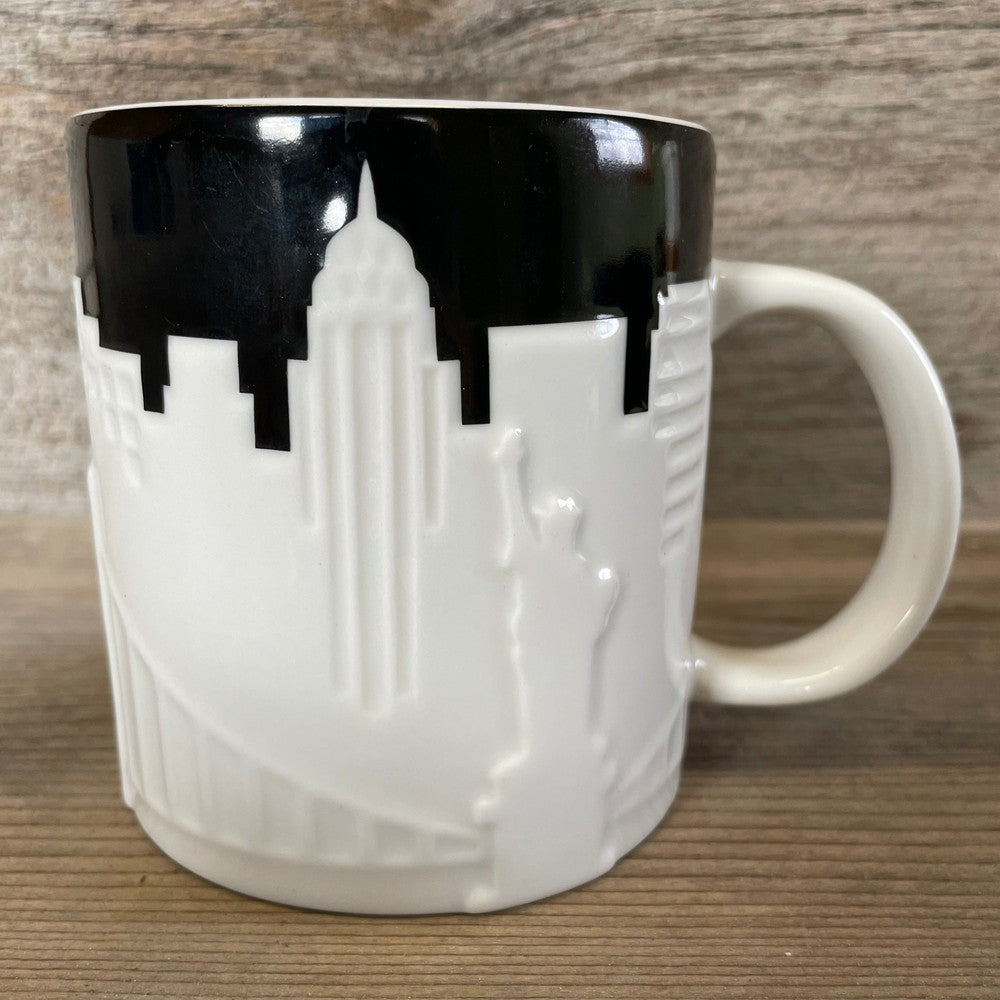 Starbucks New York City Yellow Taxi Relief Mug-2012