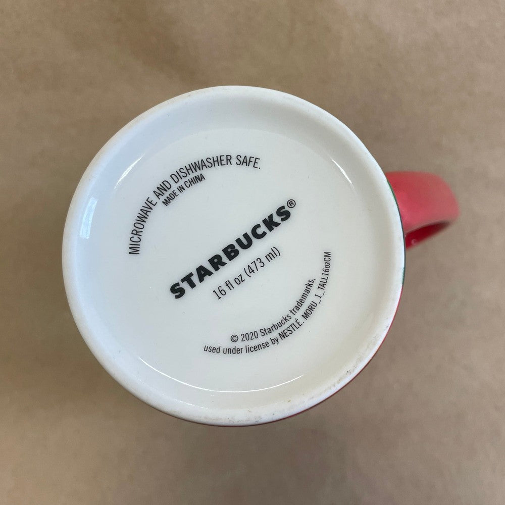 Starbucks Poinsettia Christmas Tall Mug-2020