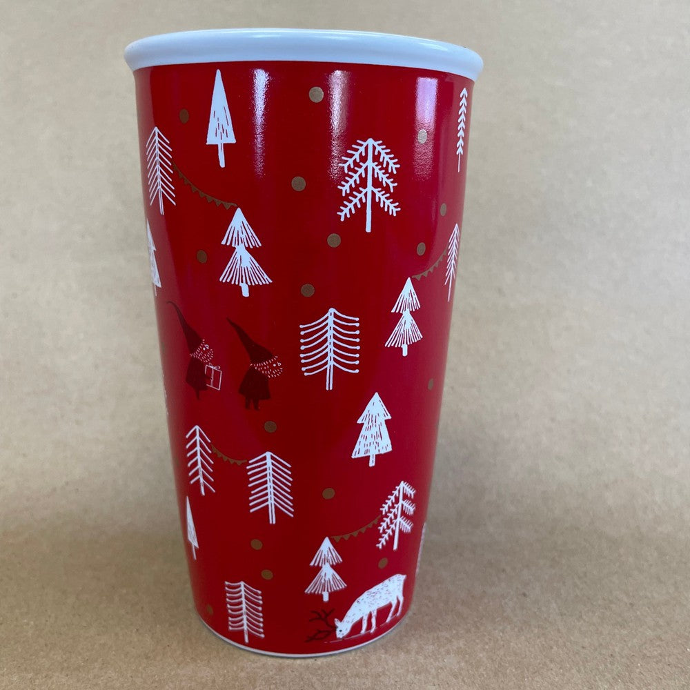 Starbucks Red Christmas Holiday Tumbler with Lid Mug