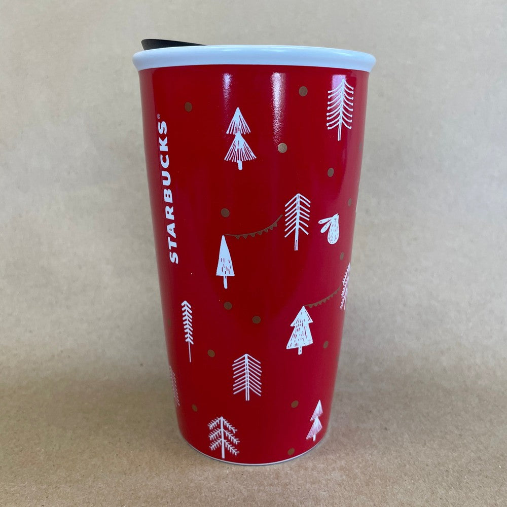 Starbucks Red Christmas Holiday Tumbler with Lid Mug