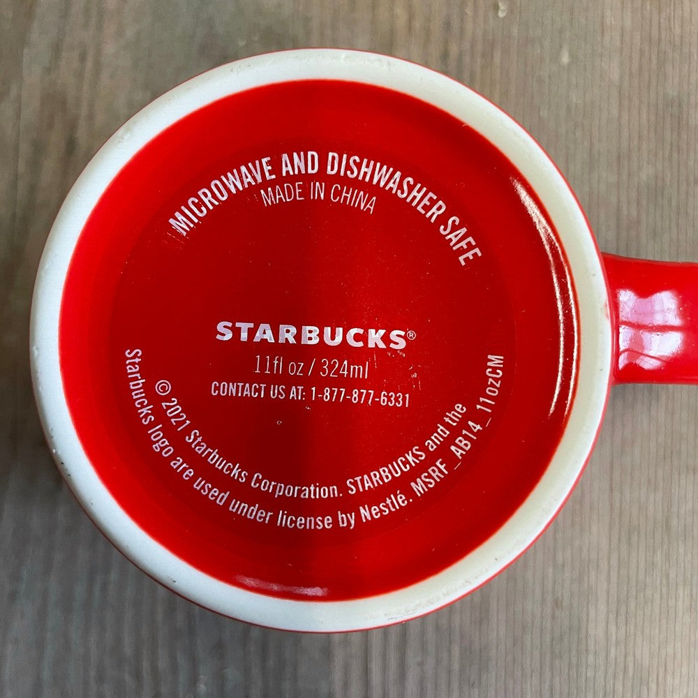 Starbucks Red Mug with Logo-2021