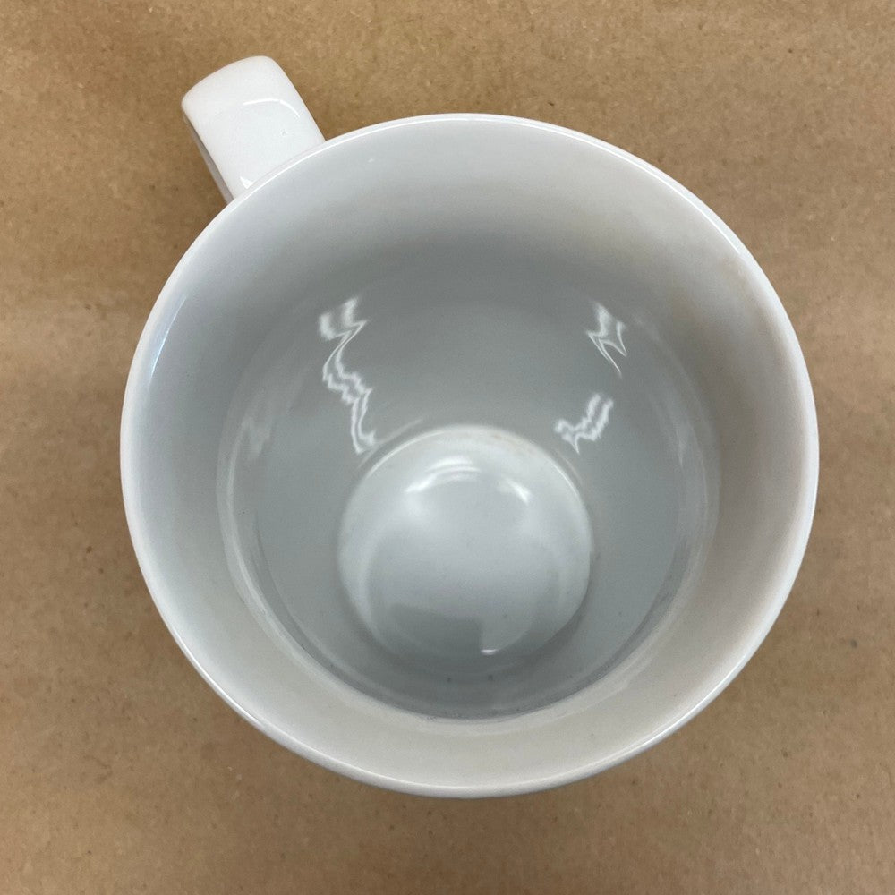 Starbucks Red and Gold Christmas Village Mug-2013