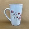 Starbucks Red and Gold Flowers Christmas Tall Mug-2015