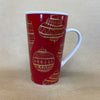 Starbucks Red and Gold Ornaments Tall Mug-2015