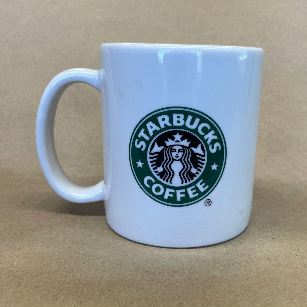 Starbucks Small White with Green Logo Mug-2004
