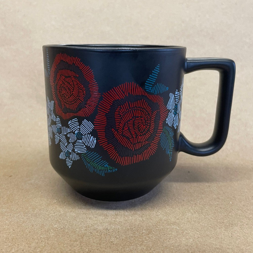 Starbucks Stitched Floral Mug-2018