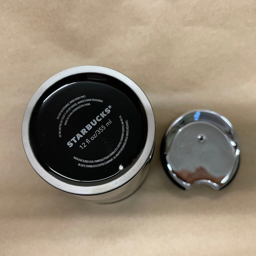 Starbucks Swarovski Black Ceramic Tumbler Mug-2015