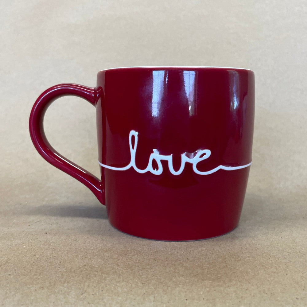 Starbucks Two Hears Love Red Mug-2010