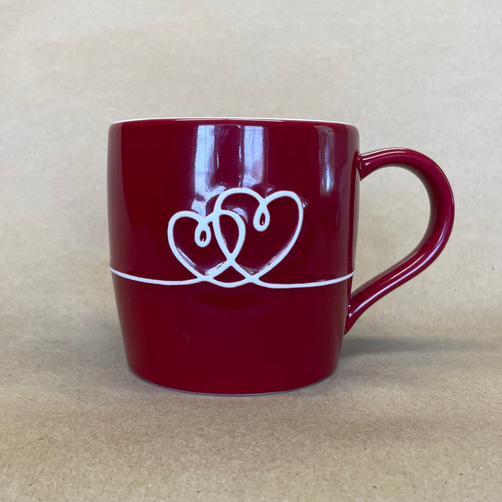 Starbucks Two Hears Love Red Mug-2010