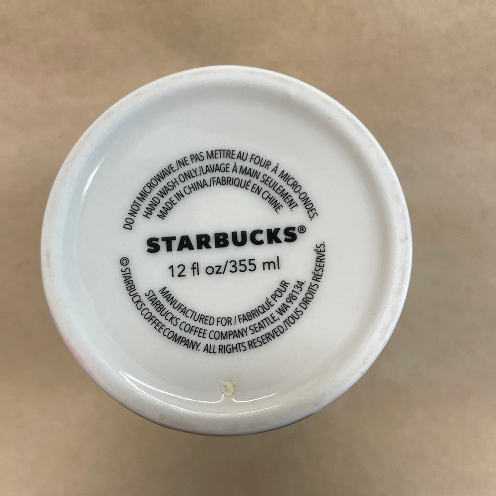 Starbucks Wavy Ceramic Tumbler Mug