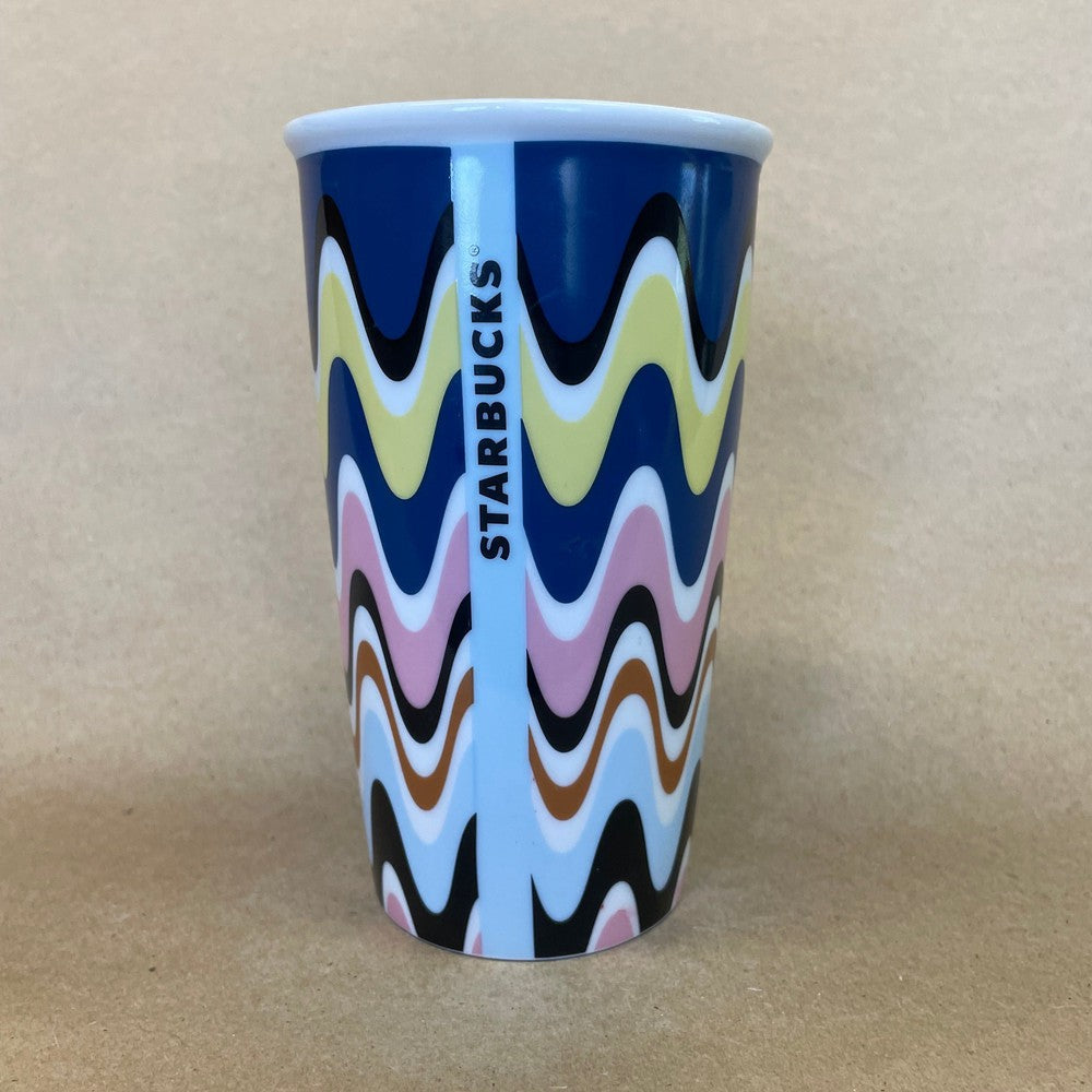 Starbucks Wavy Ceramic Tumbler Mug