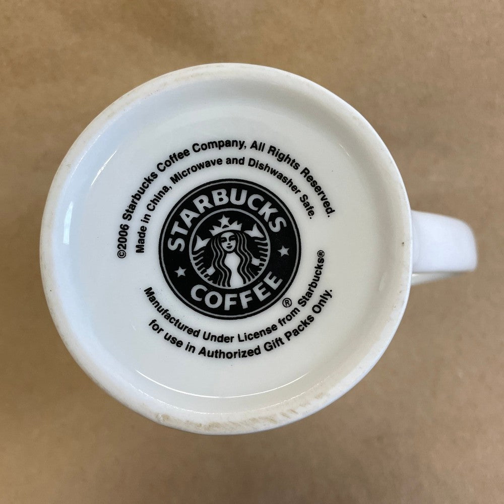 Starbucks White Siren Green Logo Gift Pack Only Mug-2006