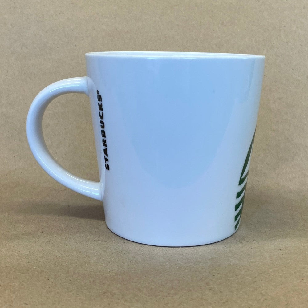 Starbucks White with Extra Large Green Siren Mug