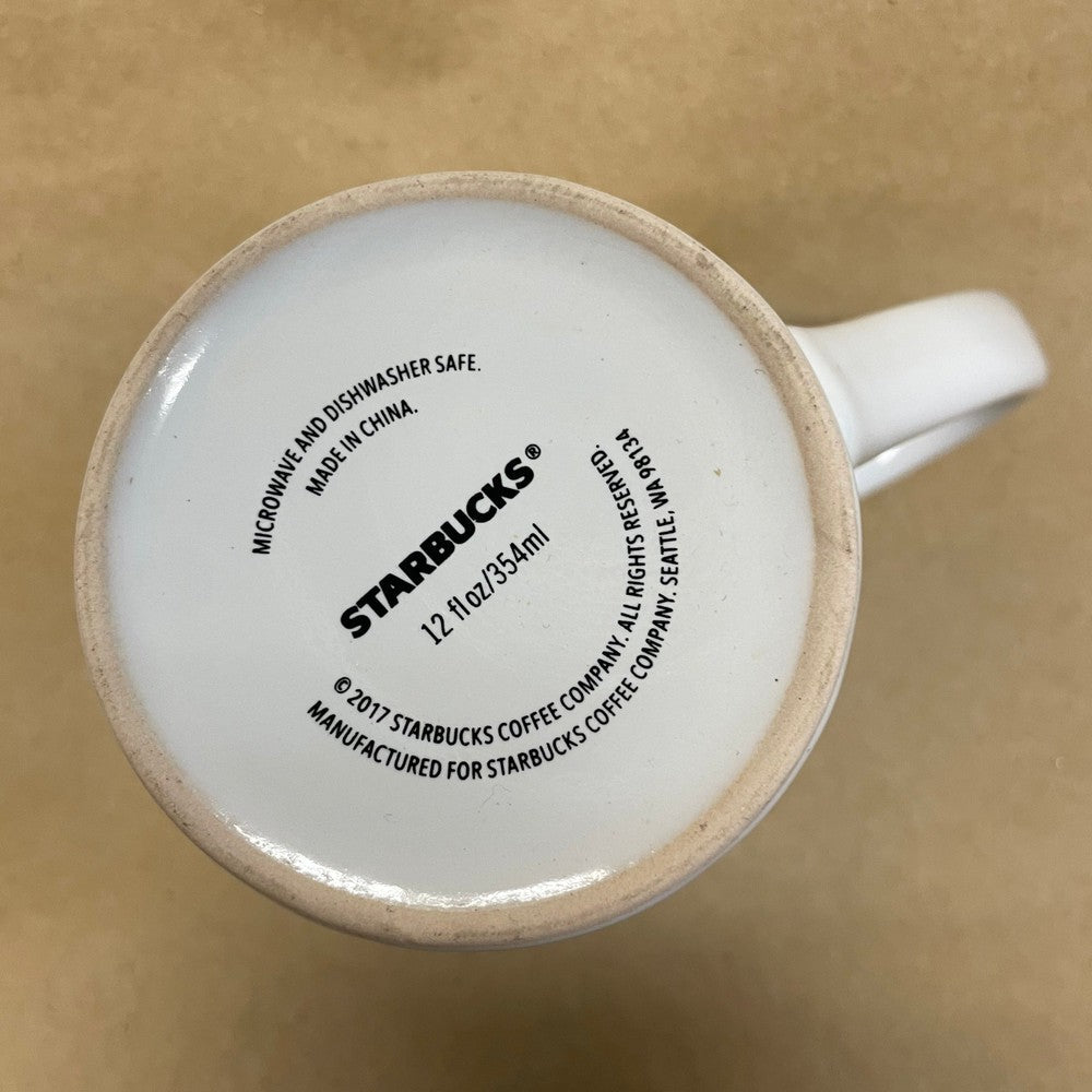 Starbucks White with Green Siren Mug-2017