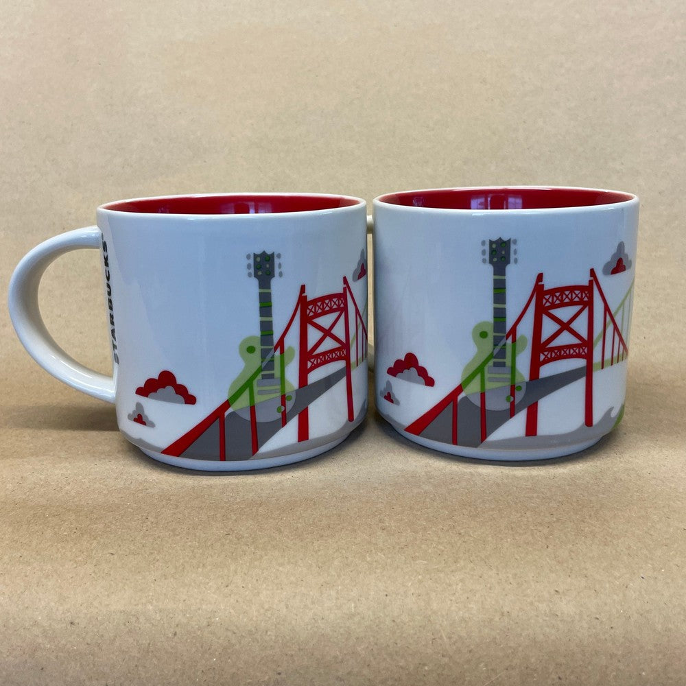 Starbucks You Are Here Series Ohio Mugs-2015 Pair