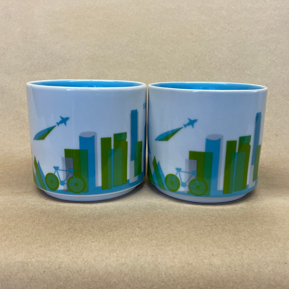 Starbucks You Are Here Series Seattle Mug-2015 Pair