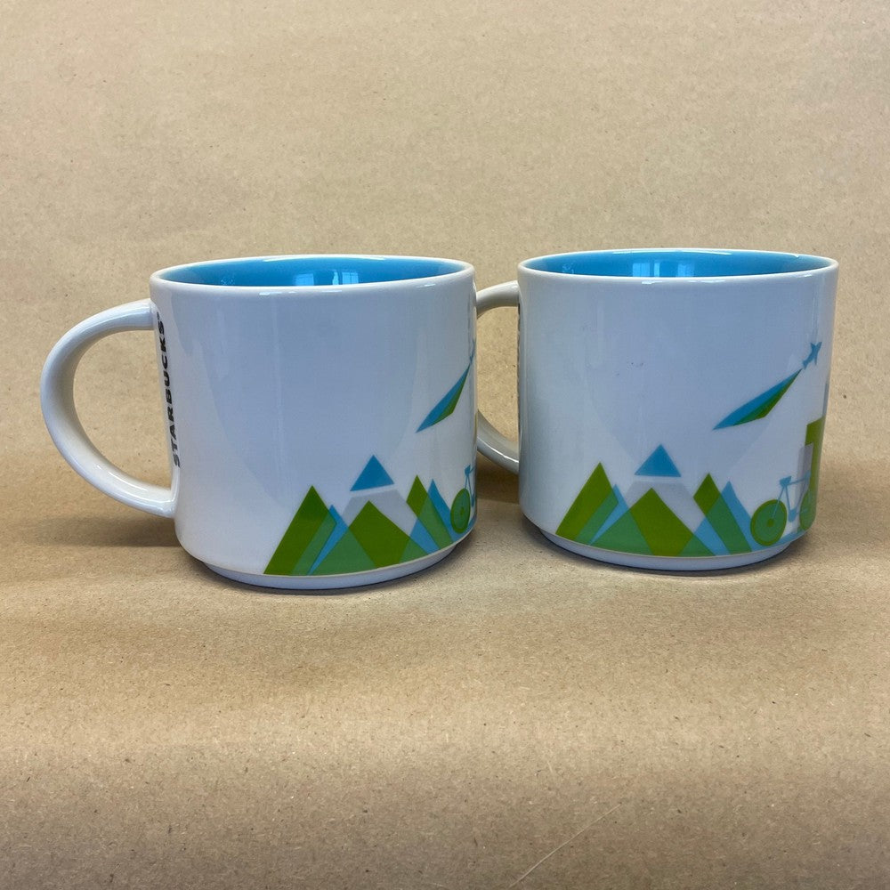 Starbucks You Are Here Series Seattle Mug-2015 Pair