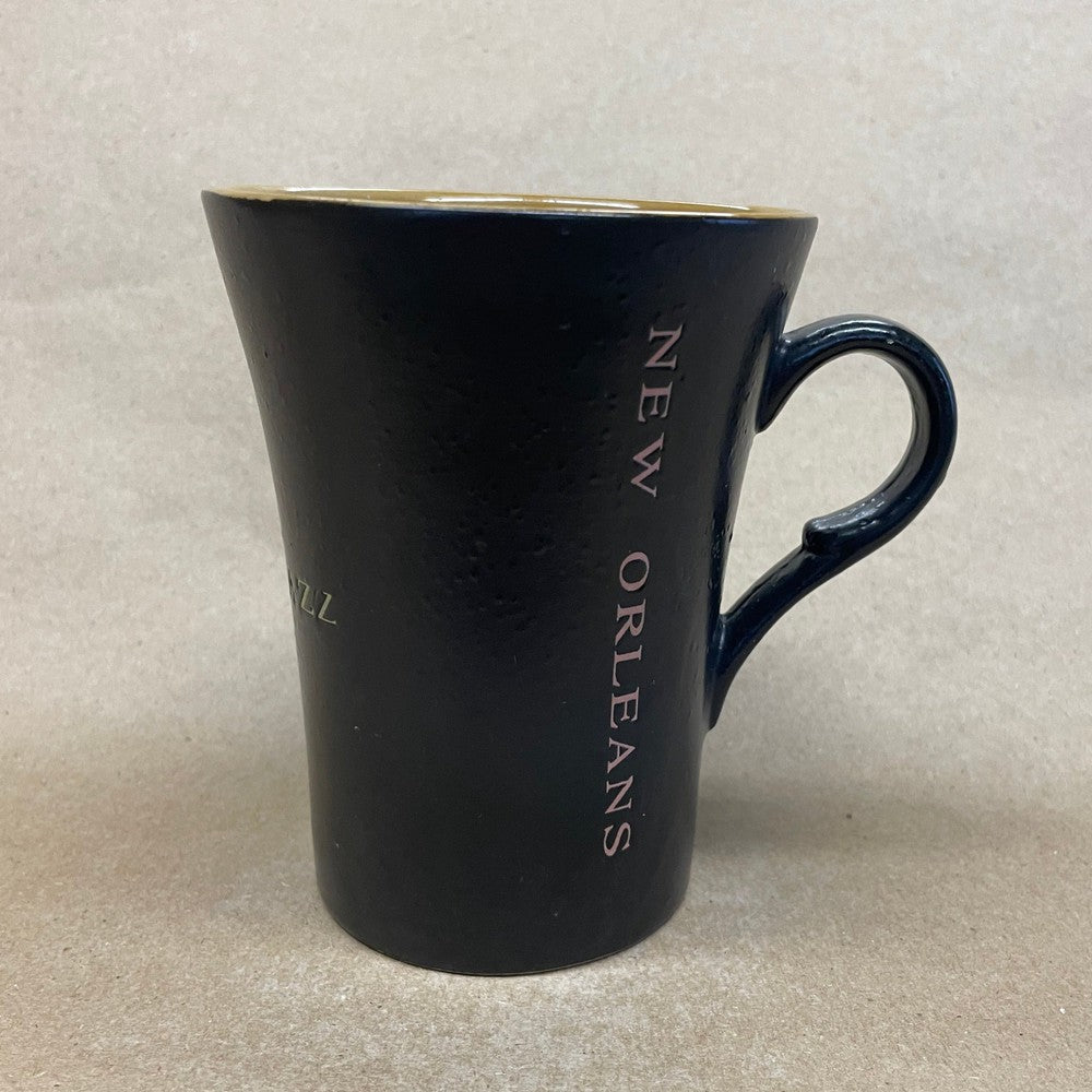 Textured New Orleans French Quarter Jazz Mug