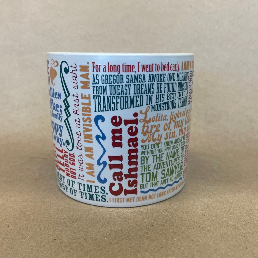 The Unemployed Philosophers Guild First Lines of Literature Mug-2016