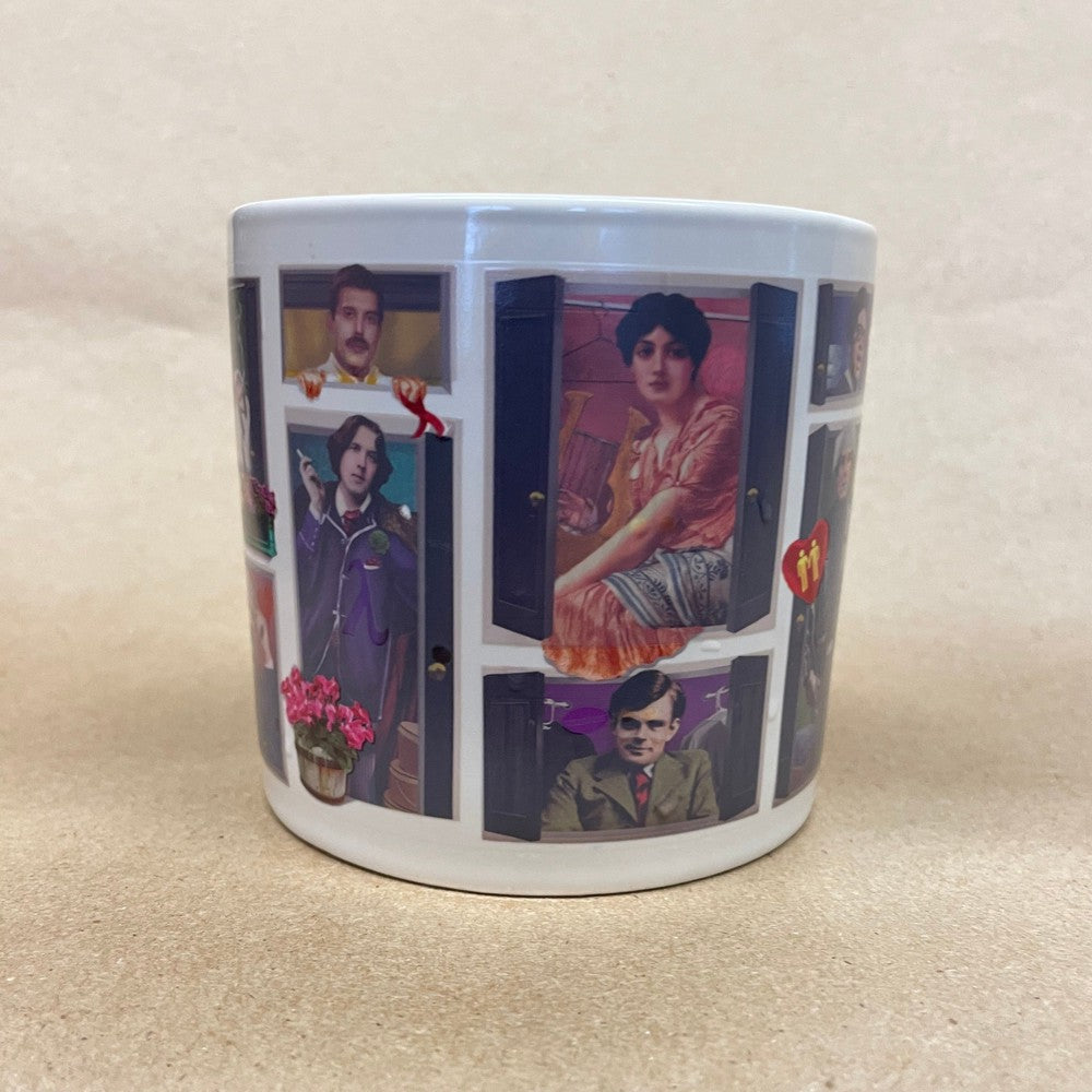 The Unemployed Philosophers Guild Great Gays Out of the Closet Mug-2015