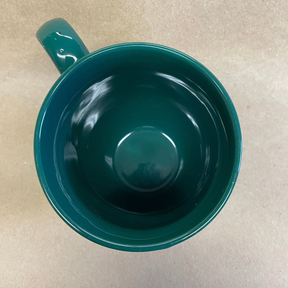 University of Notre Dame Green Speckled Etched Mug