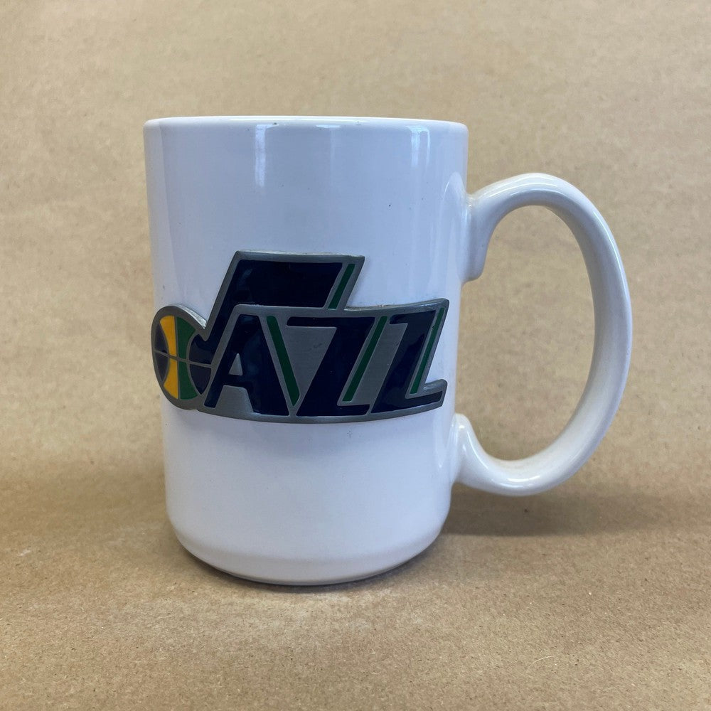Utah Jazz Raised Logo Mug-2012