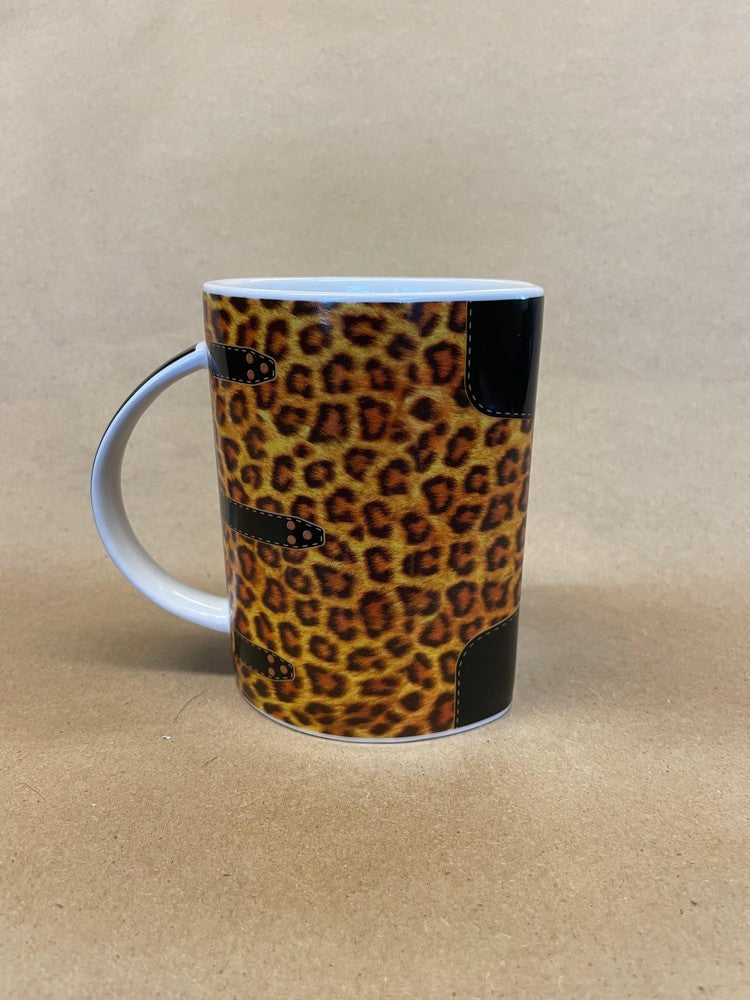 Wild Eye Design Leopard Print Handbag Mug